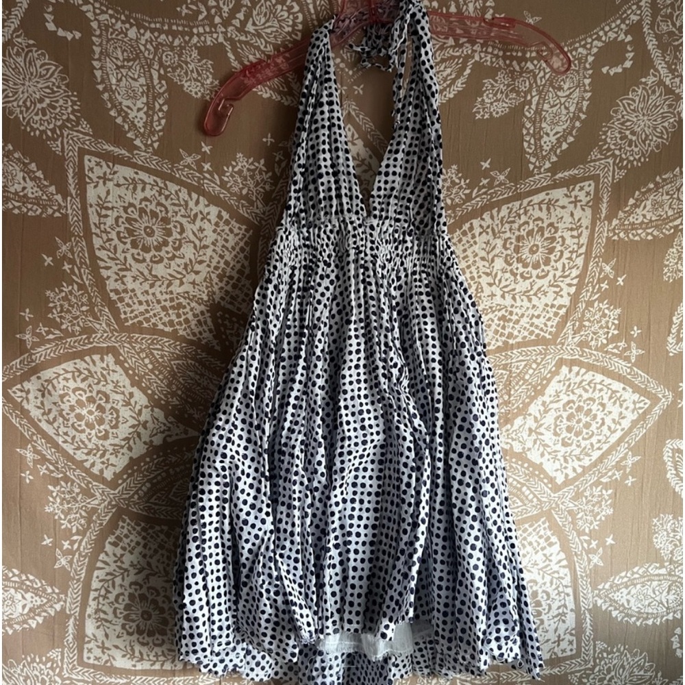 LOVE SHACK FANCY HALTER DRESS